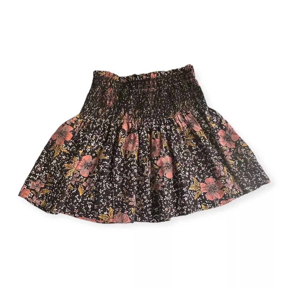 Zadig & Voltaire Smocked Silk Pleated Mini Skirt Jessie - S